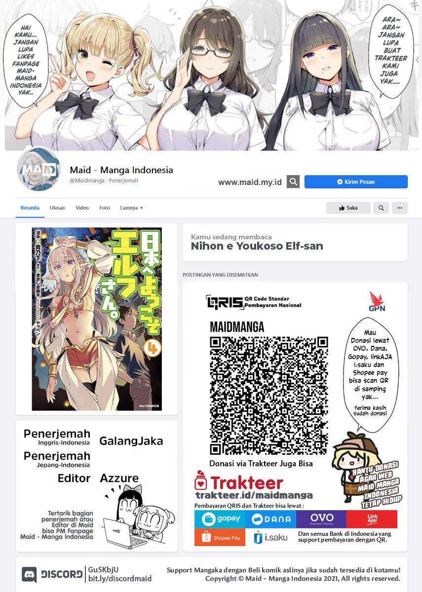 Nihon e Youkoso Elf-san Chap 28 - Next Chap 29