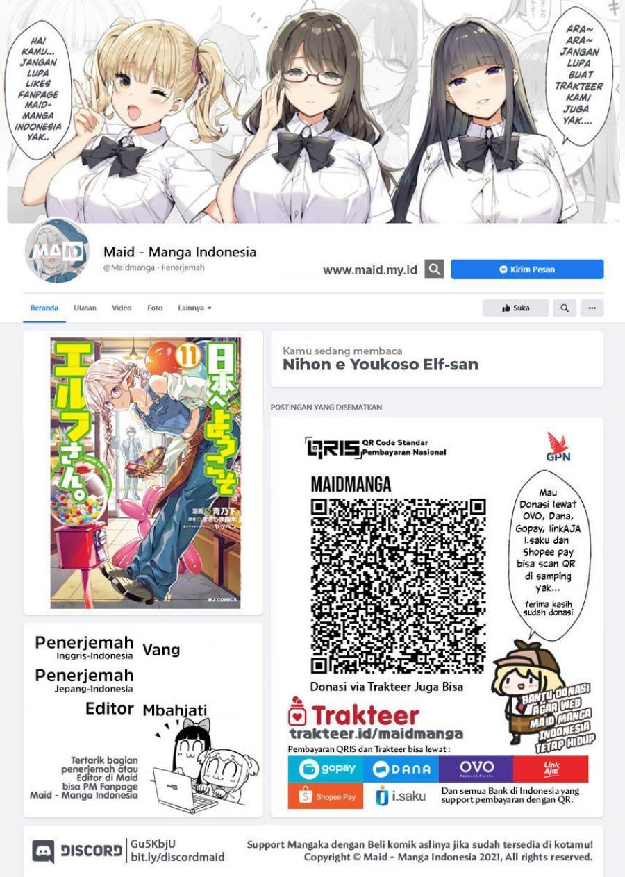 Nihon e Youkoso Elf-san Chap 65 - Next Chap 66