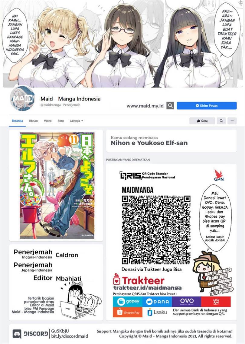 Nihon e Youkoso Elf-san Chap 66 - Next Chap 67