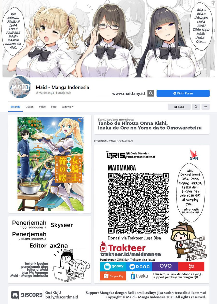 Tanbo de Hirotta Onna Kishi, Inaka de Ore no Yome da to Omowareteiru Chap 26 - Next Chap 27