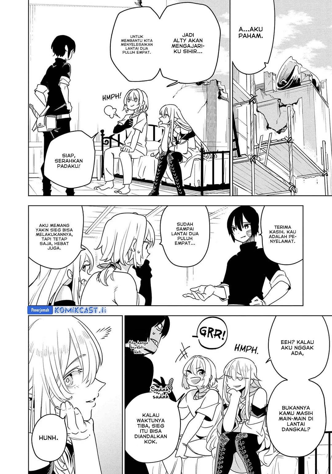 Isekai Meikyuu no Saishinbu o Mezasou Chap 35 - Next Chap 36