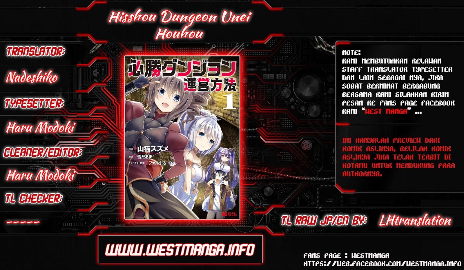 Hisshou Dungeon Unei Houhou Chap 9 - Next Chap 10