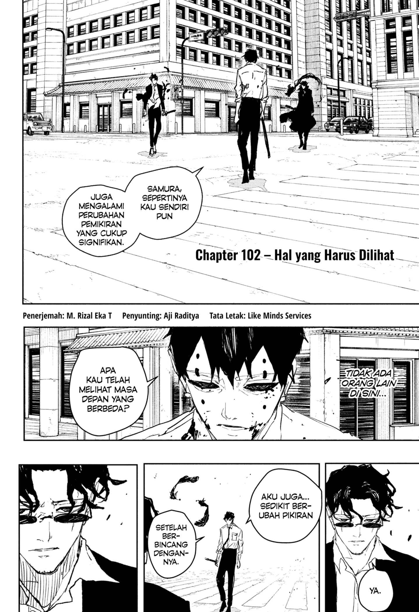 Kagurabachi Chap 102 - Next Chap 103
