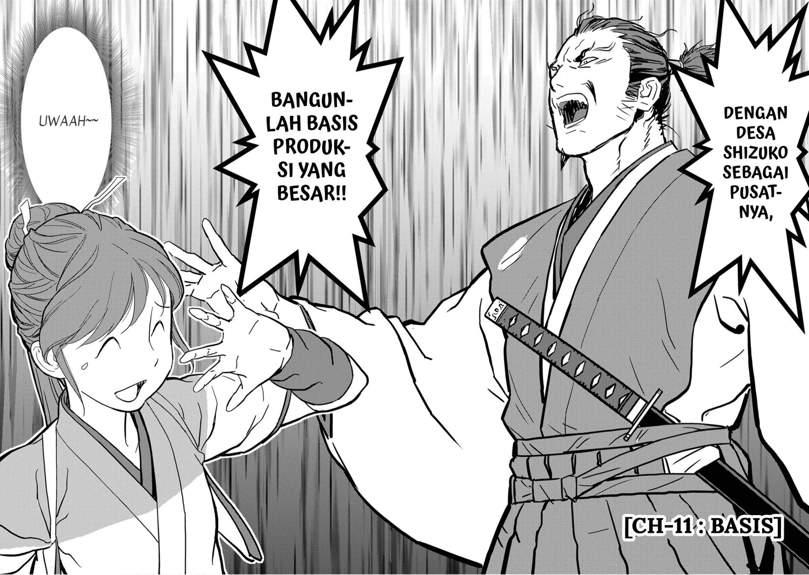 Sengoku Komachi Kuroutan: Noukou Giga Chap 11 - Next Chap 12