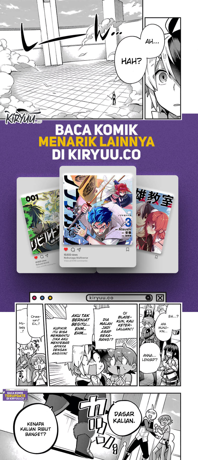 Eiyuu Kyoushitsu Chap 36 - Next Chap 37