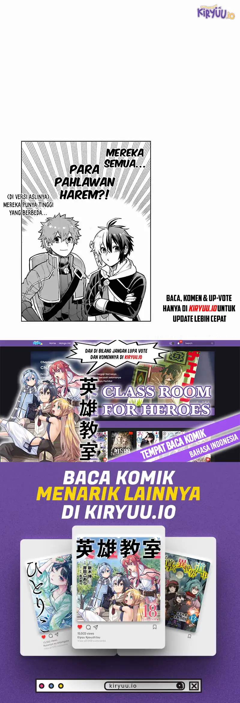 Eiyuu Kyoushitsu Chap 43.3 - Next Chap 44.3