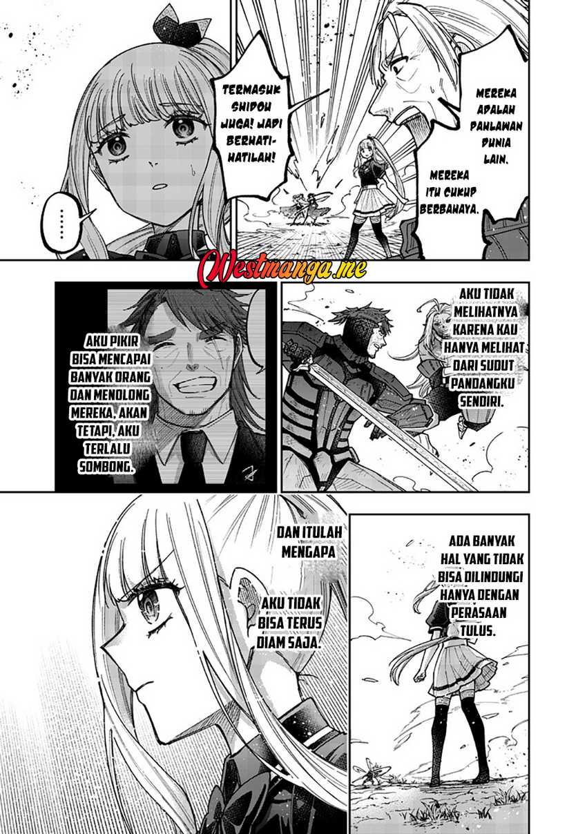 Kyuuseishu MESHIA ~Isekai wo sukutta moto yuusha ga mamono no afureru genjitsu sekai wo musou suru~ Chap 56 - Next Chap 57