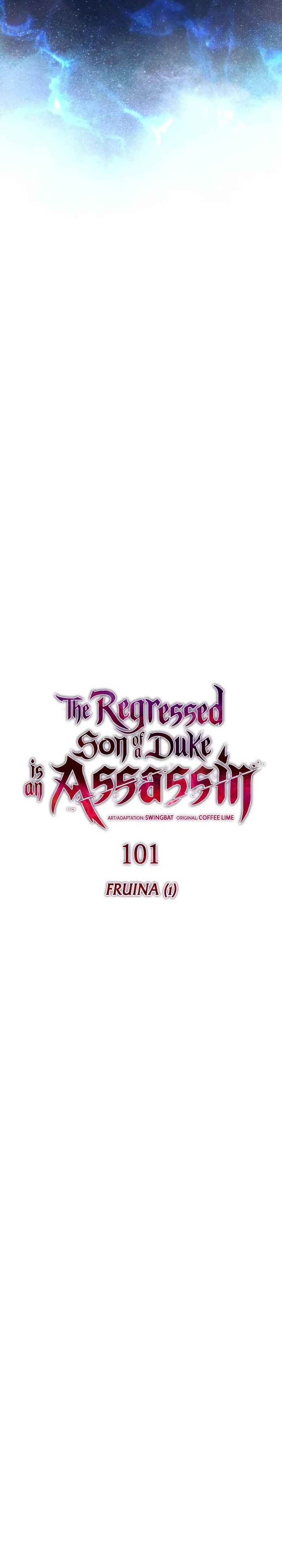 The Regressed Son of a Duke is an Assassin Chap 101 - Next Chap 102