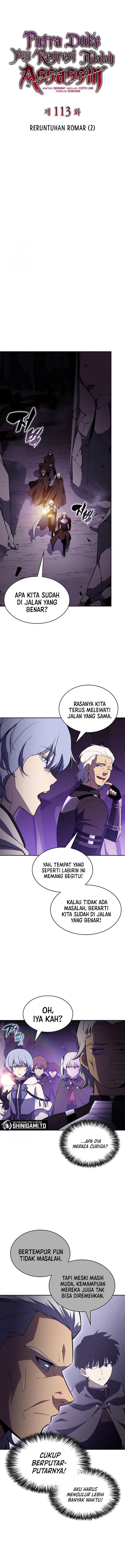 The Regressed Son of a Duke is an Assassin Chap 113 - Next Chap 114