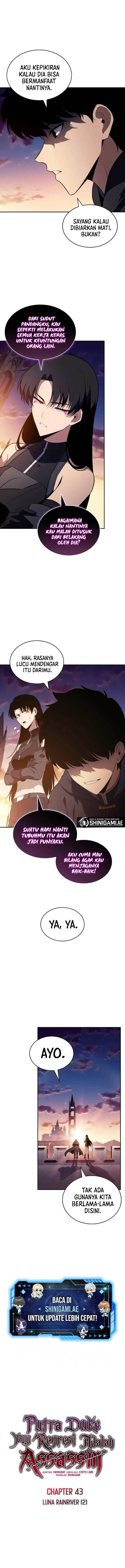 The Regressed Son of a Duke is an Assassin Chap 43 - Next Chap 44