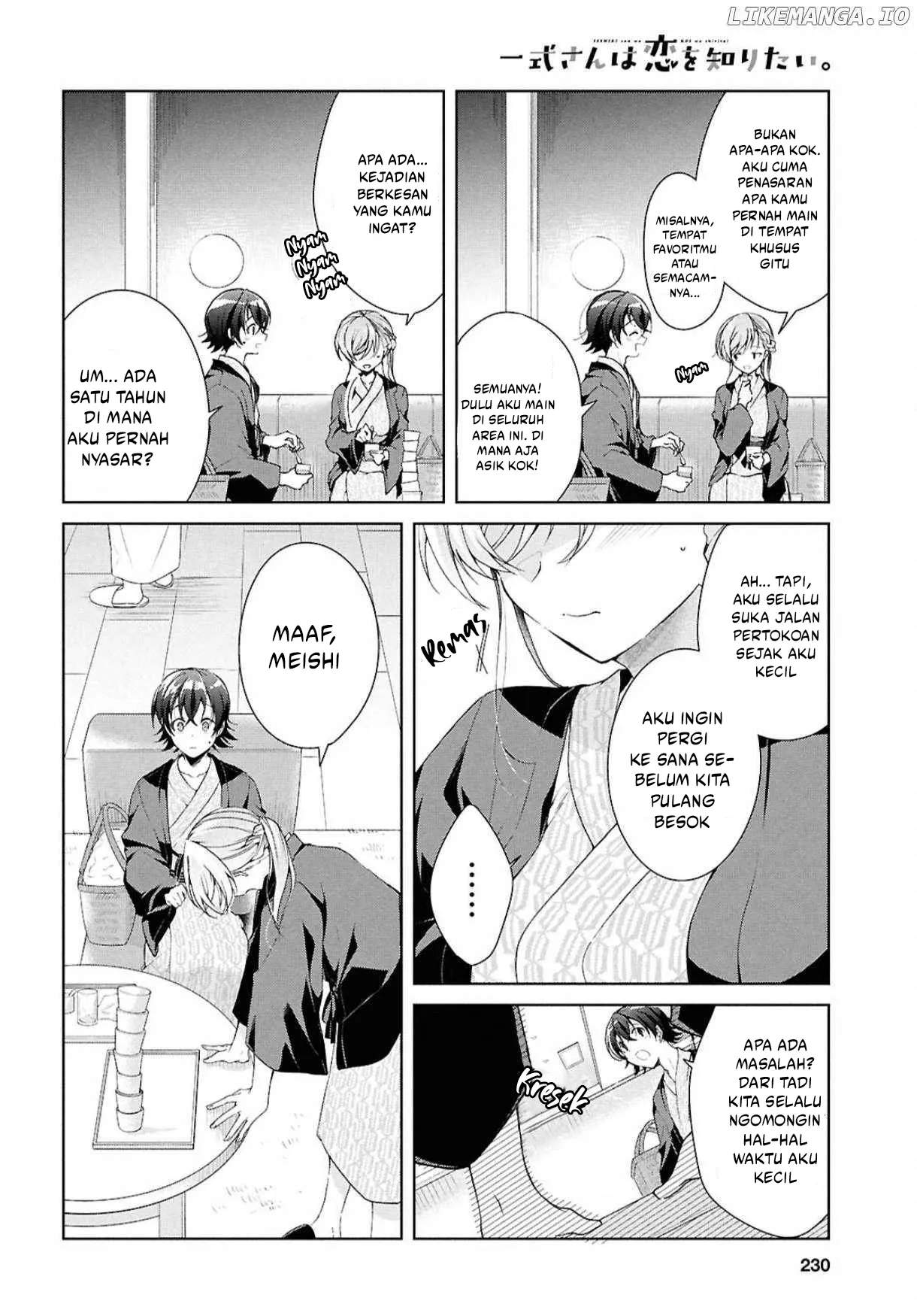 Isshiki-san wa Koi wo shiritai. Chap 40 - Next Chap 41