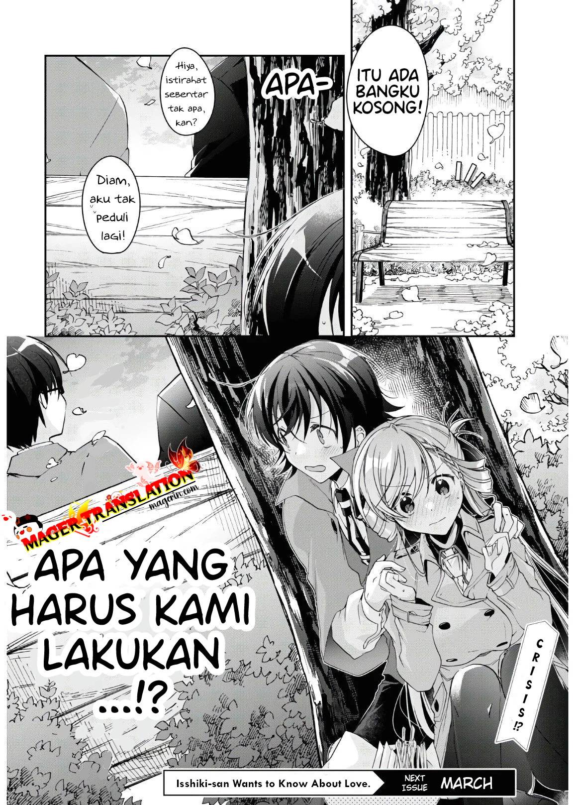 Isshiki-san wa Koi wo shiritai. Chap 6 - Next Chap 7