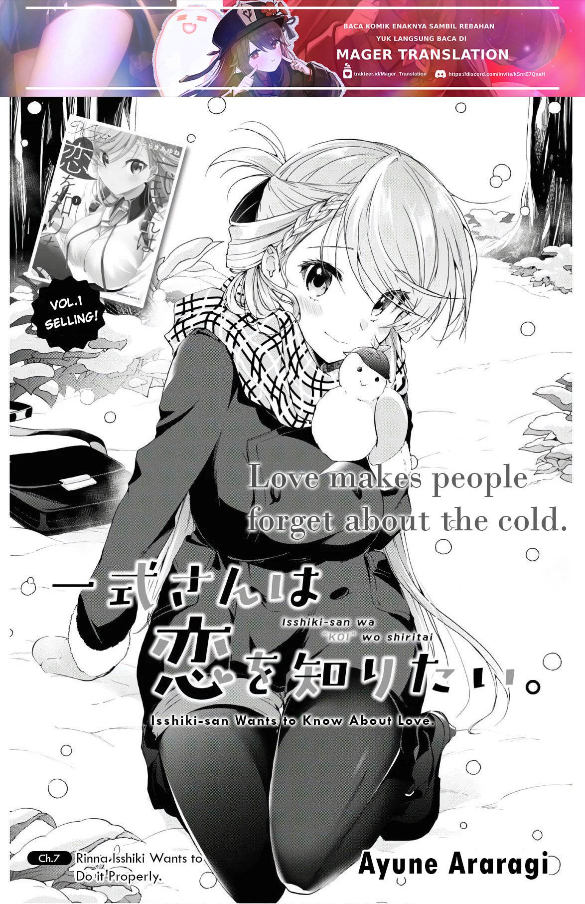 Isshiki-san wa Koi wo shiritai. Chap 7 - Next Chap 8