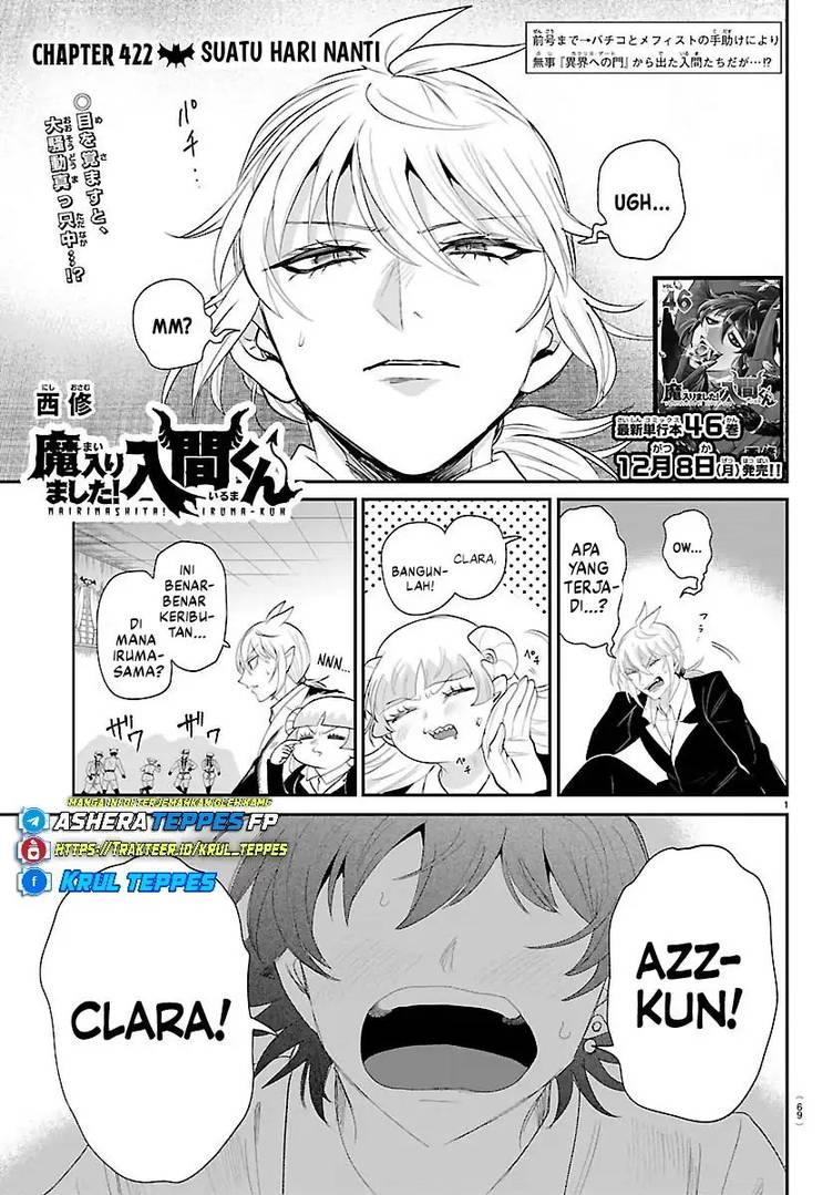 Mairimashita! Iruma-kun Chap 422 - Next Chap 423