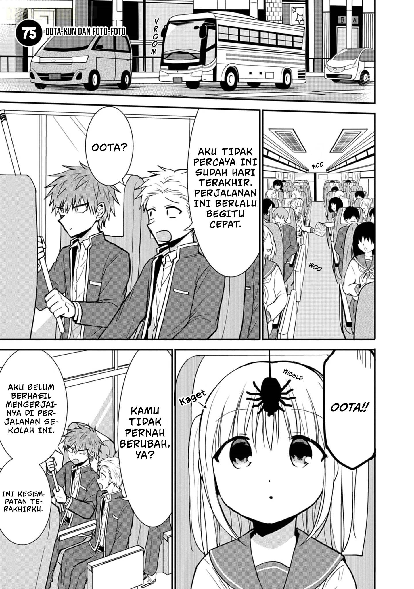 Kao ni denai Kashiwada-san to Kao ni deru Ota-kun Chap 75 - Next Chap 76