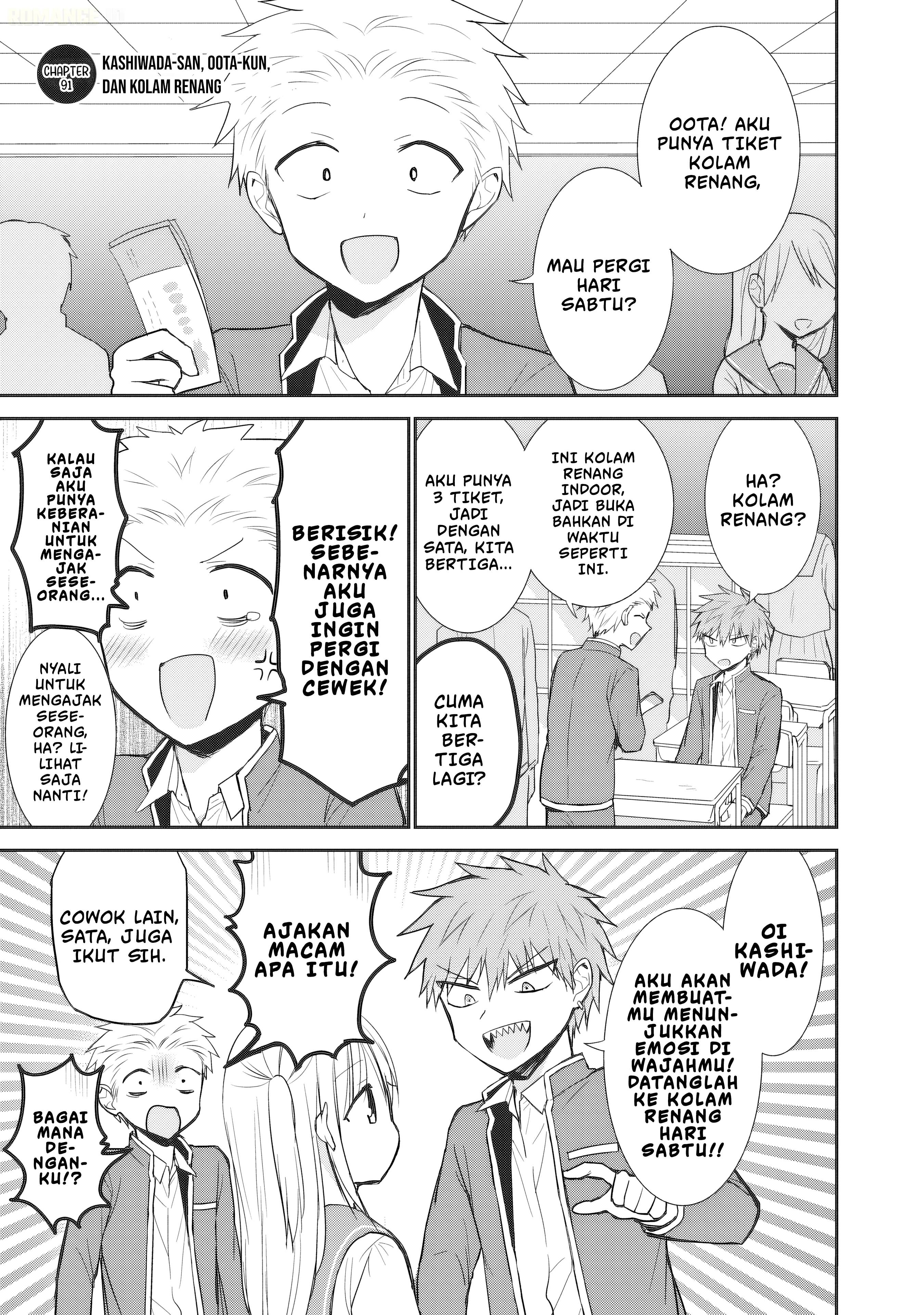 Kao ni denai Kashiwada-san to Kao ni deru Ota-kun Chap 91 - Next Chap 92