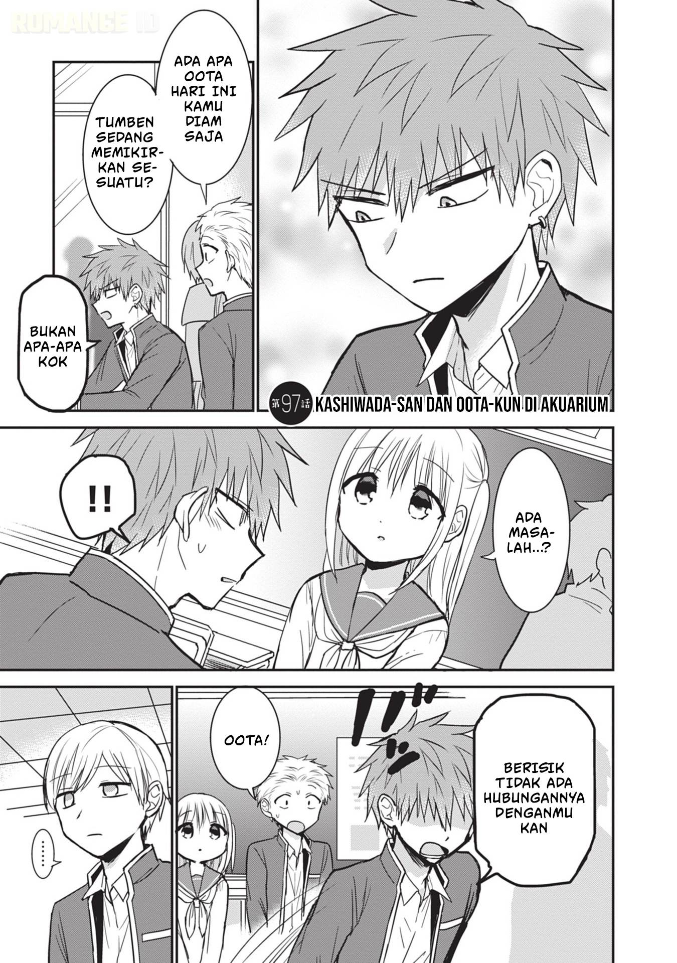 Kao ni denai Kashiwada-san to Kao ni deru Ota-kun Chap 97 - Next Chap 98