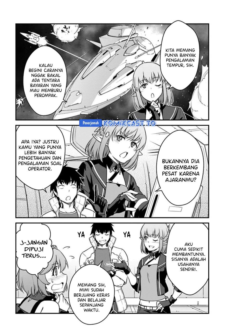 Mezametara Saikyou Soubi to Uchuusen-mochi Datta no de, Ikkodate Mezashite Youhei Toshite Jiyuu ni Ikitai Chap 54.2 - Next Chap 55.2