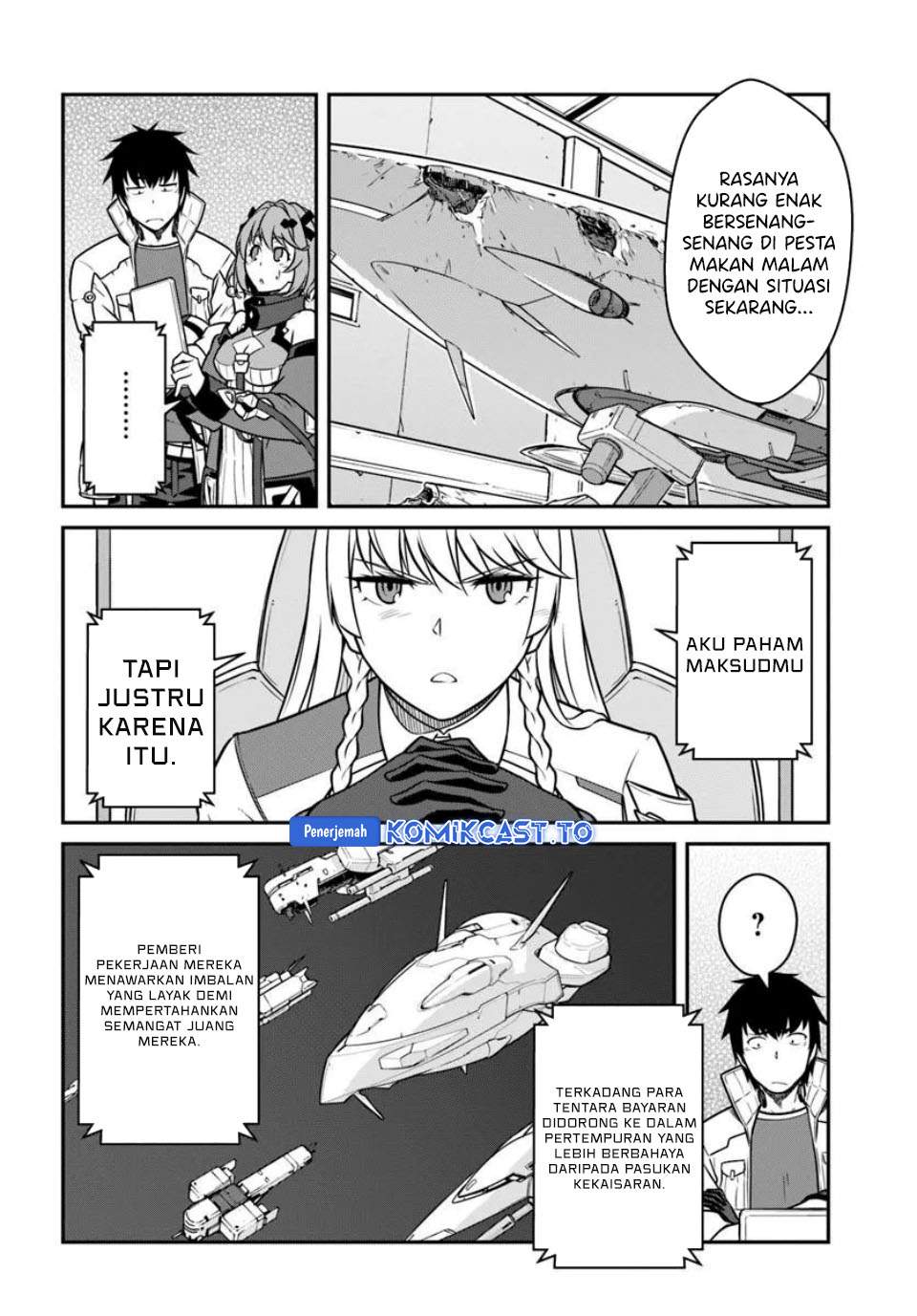 Mezametara Saikyou Soubi to Uchuusen-mochi Datta no de, Ikkodate Mezashite Youhei Toshite Jiyuu ni Ikitai Chap 55.1 - Next Chap 56.1