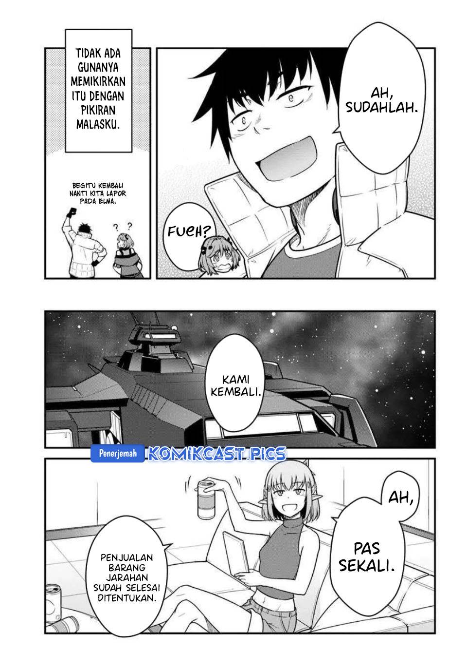Mezametara Saikyou Soubi to Uchuusen-mochi Datta no de, Ikkodate Mezashite Youhei Toshite Jiyuu ni Ikitai Chap 50.1 - Next Chap 51.1