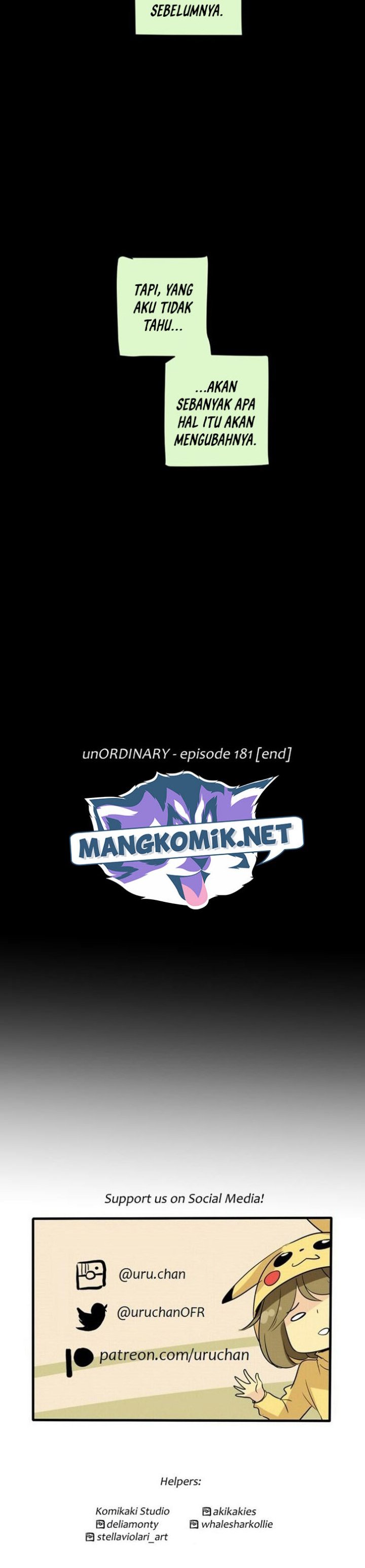 unOrdinary Chap 181 - Next Chap 182