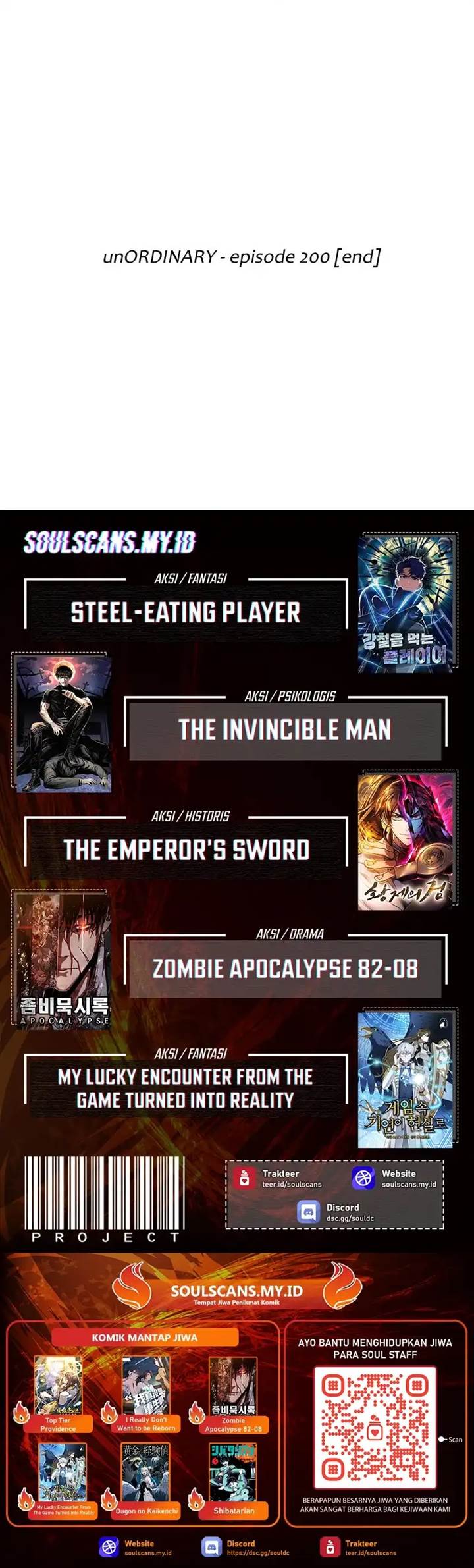 unOrdinary Chap 200 - Next Chap 201