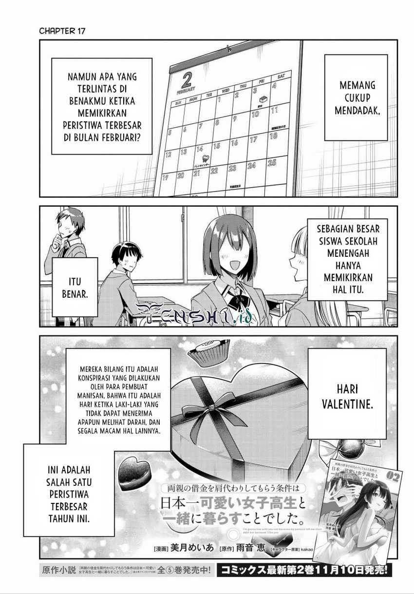 Komik Ryoushin no Shakkin wo Katagawari Shite Morau Jouken wa Nihon’ichi Kawaii Joshikousei to Issho ni Kurasu Koto Chap 17 - Next Chap 18