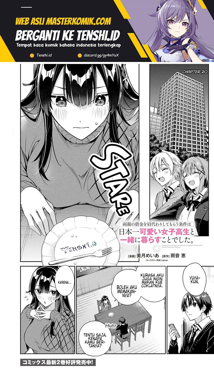 Komik Ryoushin no Shakkin wo Katagawari Shite Morau Jouken wa Nihon’ichi Kawaii Joshikousei to Issho ni Kurasu Koto Chap 20 - Next Chap 21