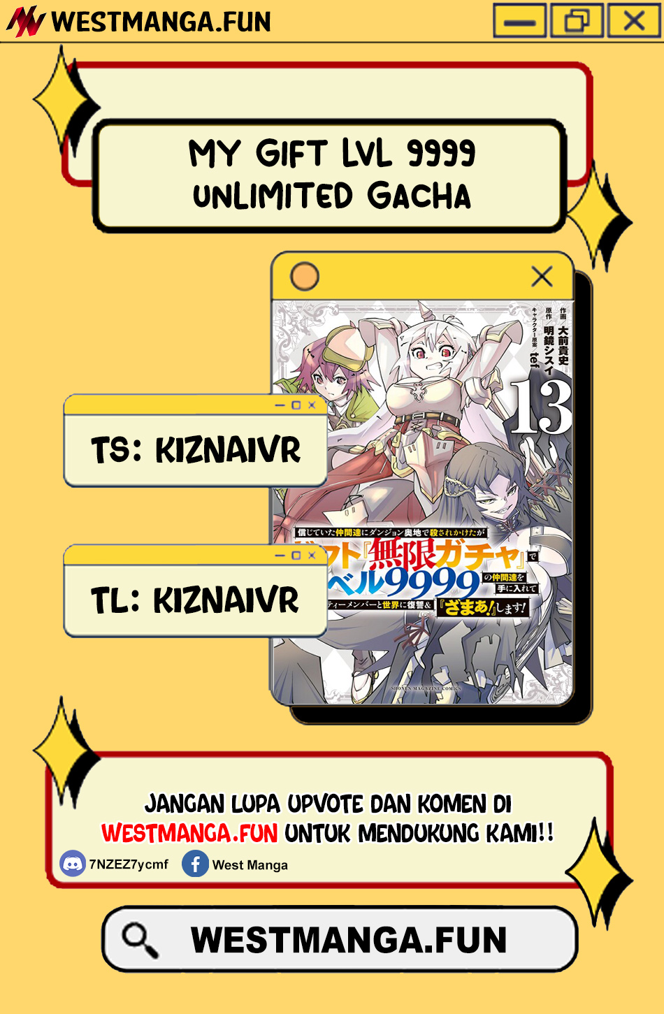 My Gift LVL 9999 Unlimited Gacha Chap 160 - Next Chap 161