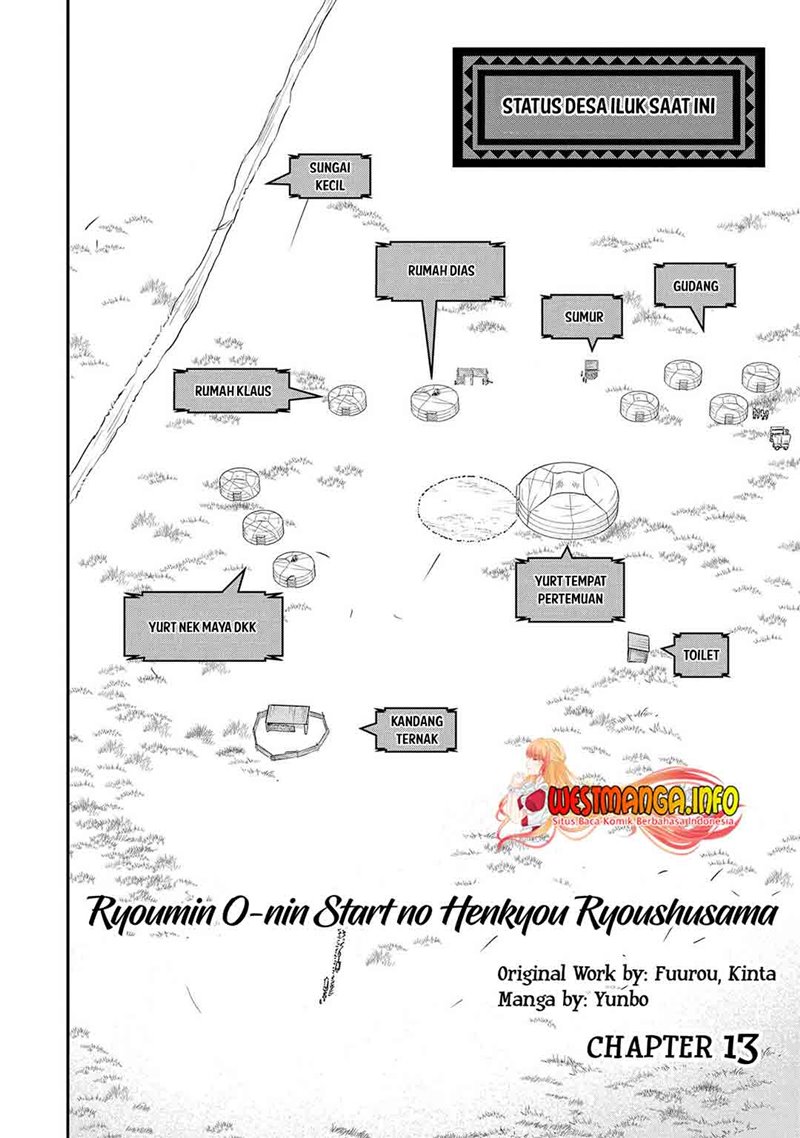 Ryoumin 0-nin Start no Henkyou Ryoushusama Chap 13 - Next Chap 14