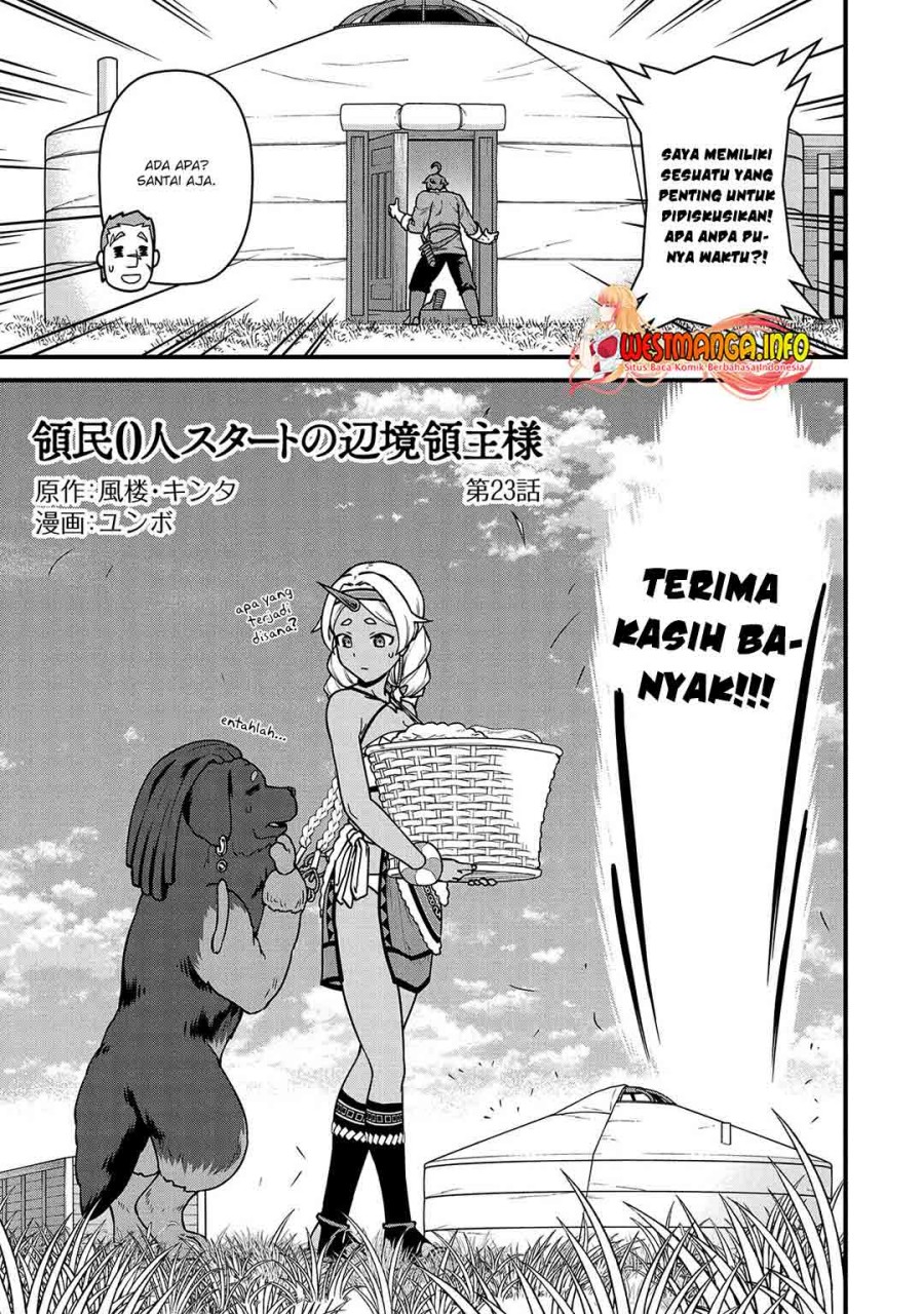 Ryoumin 0-nin Start no Henkyou Ryoushusama Chap 23 - Next Chap 24
