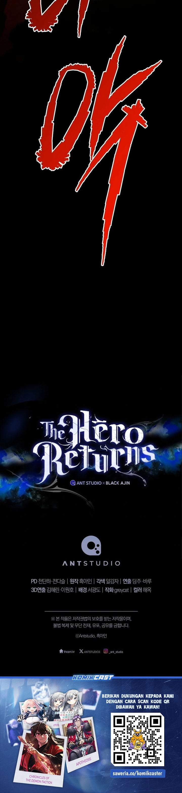 The Hero Returns Chap 154 - Next Chap 155