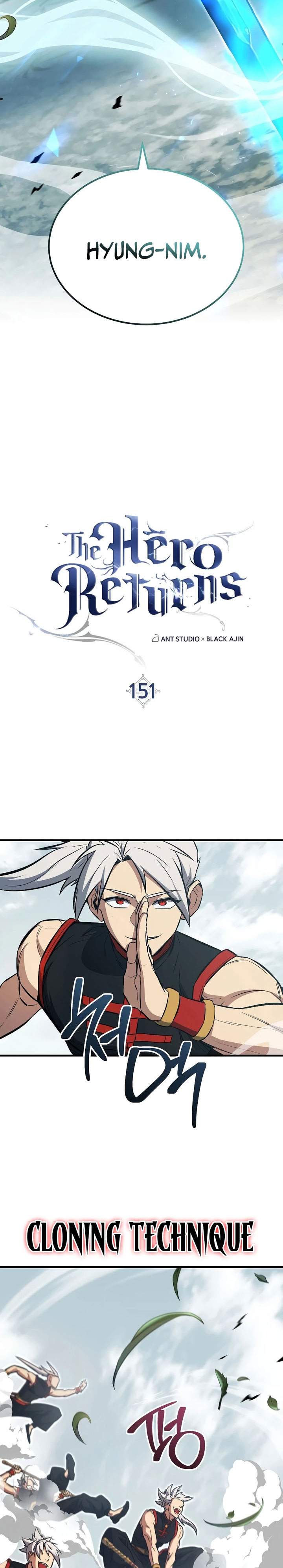 The Hero Returns Chap 151 - Next Chap 152