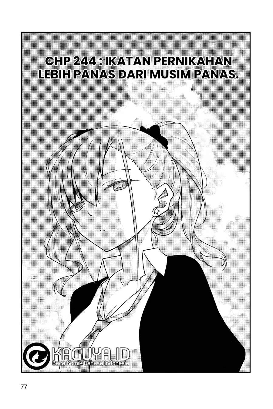 Tonikaku Kawaii Chap 244 - Next Chap 245