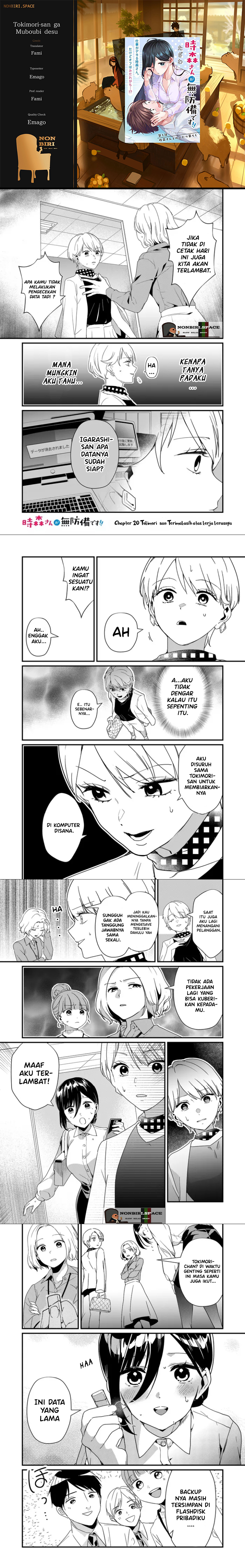 Tokimori-san ga Muboubi desu!! Chap 20 - Next Chap 21