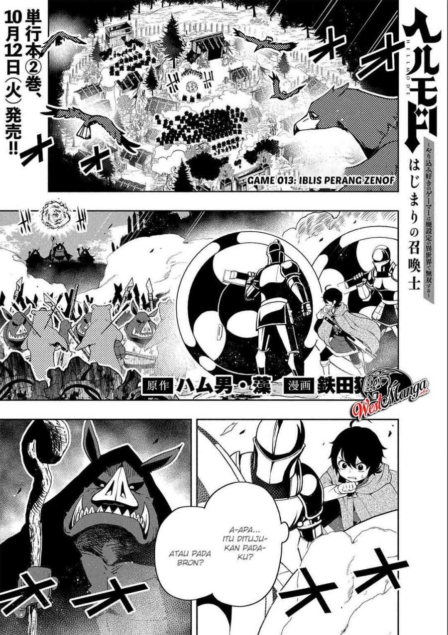 Hell Mode: Yarikomi Suki no Gamer wa Hai Settei no Isekai de Musou Suru Chap 13 - Next Chap 14