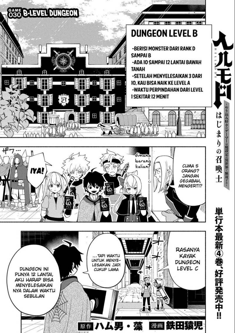 Hell Mode: Yarikomi Suki no Gamer wa Hai Settei no Isekai de Musou Suru Chap 30 - Next Chap 31