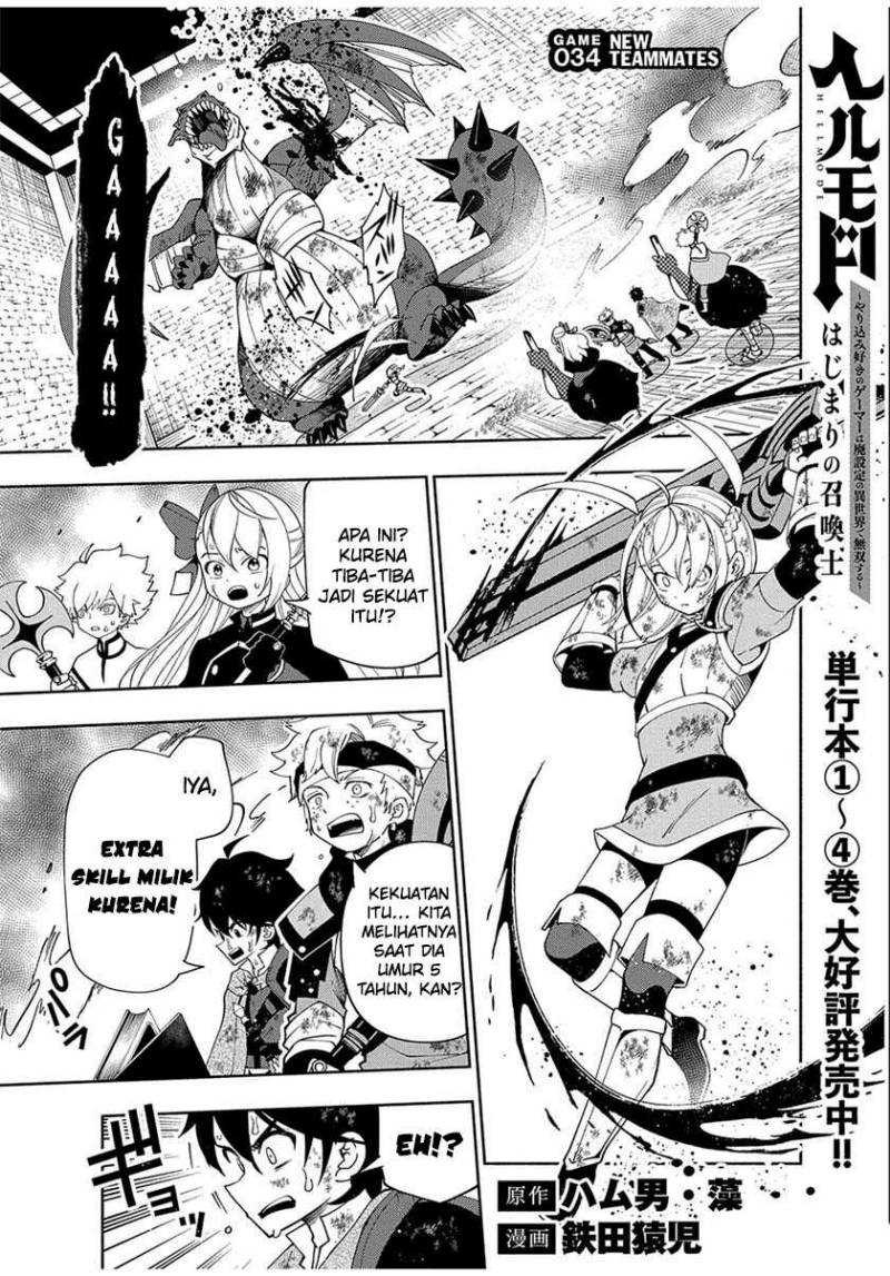 Hell Mode: Yarikomi Suki no Gamer wa Hai Settei no Isekai de Musou Suru Chap 34 - Next Chap 35