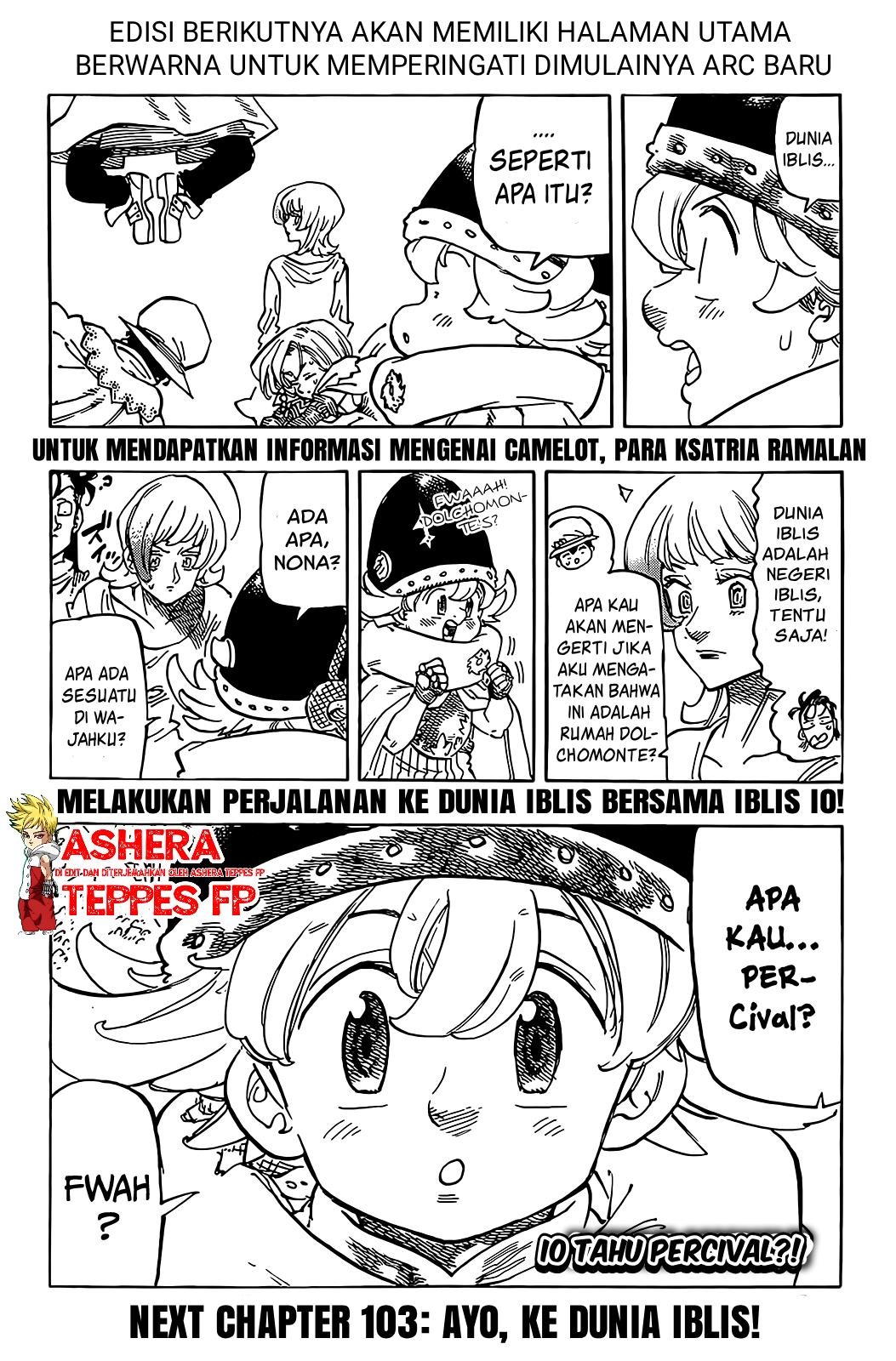 Mokushiroku no Yonkishi Chap 102 - Next Chap 103