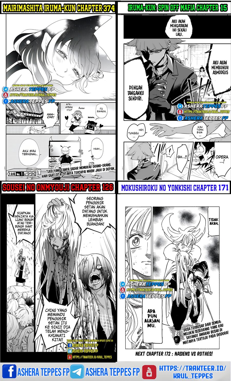 Mokushiroku no Yonkishi Chap 168 - Next Chap 169