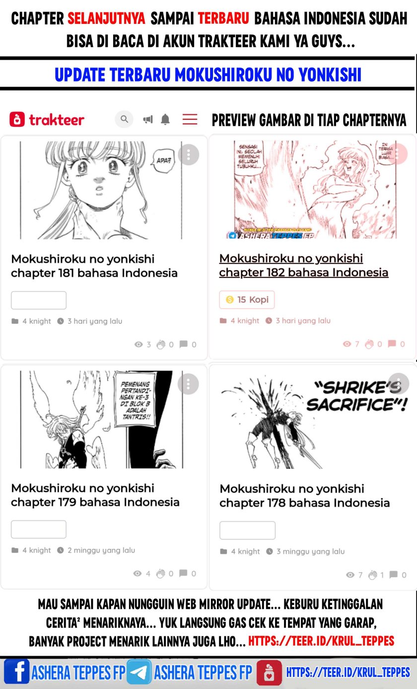 Mokushiroku no Yonkishi Chap 177 - Next Chap 178