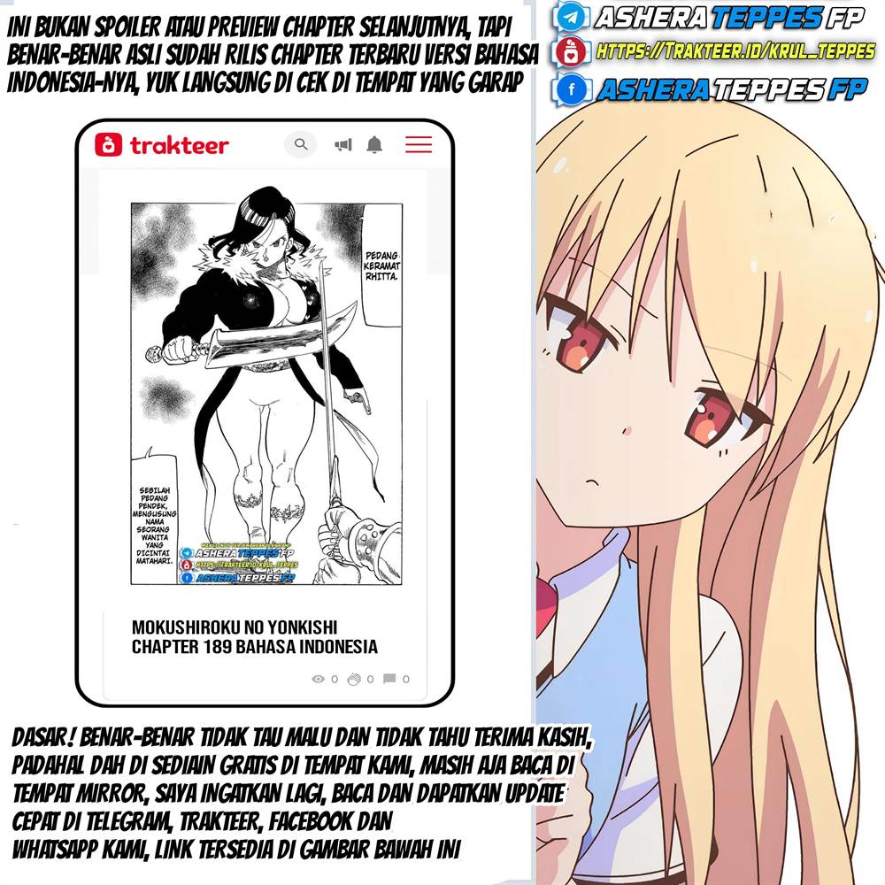 Mokushiroku no Yonkishi Chap 184 - Next Chap 185