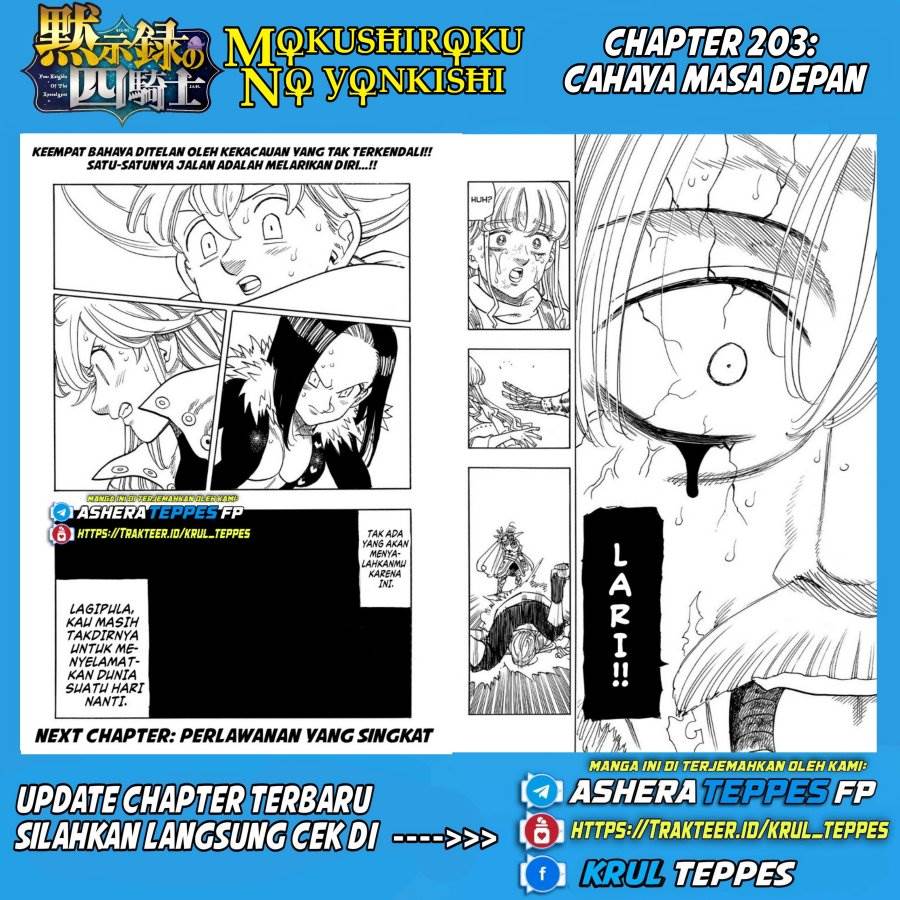 Mokushiroku no Yonkishi Chap 203 - Next Chap 204