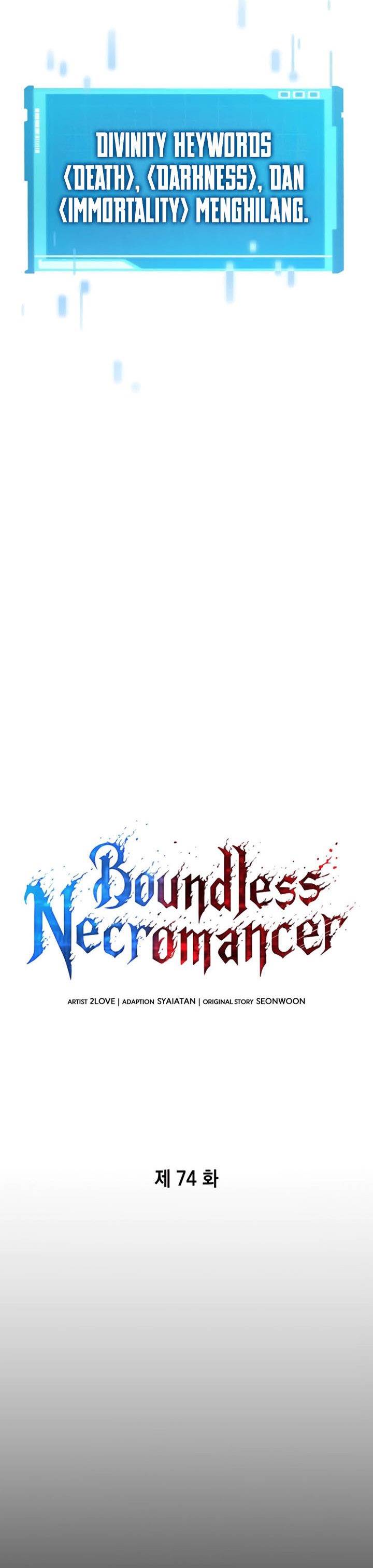 Boundless Necromancer Chap 74 - Next Chap 75