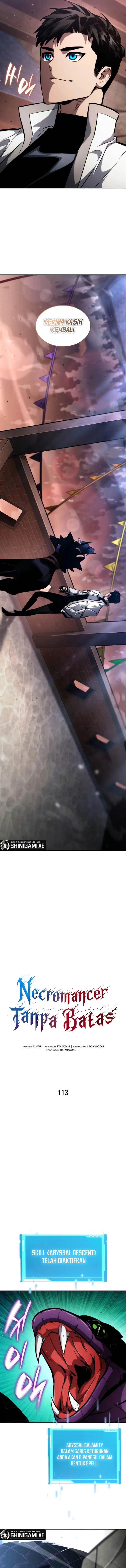 Boundless Necromancer Chap 113 - Next Chap 114