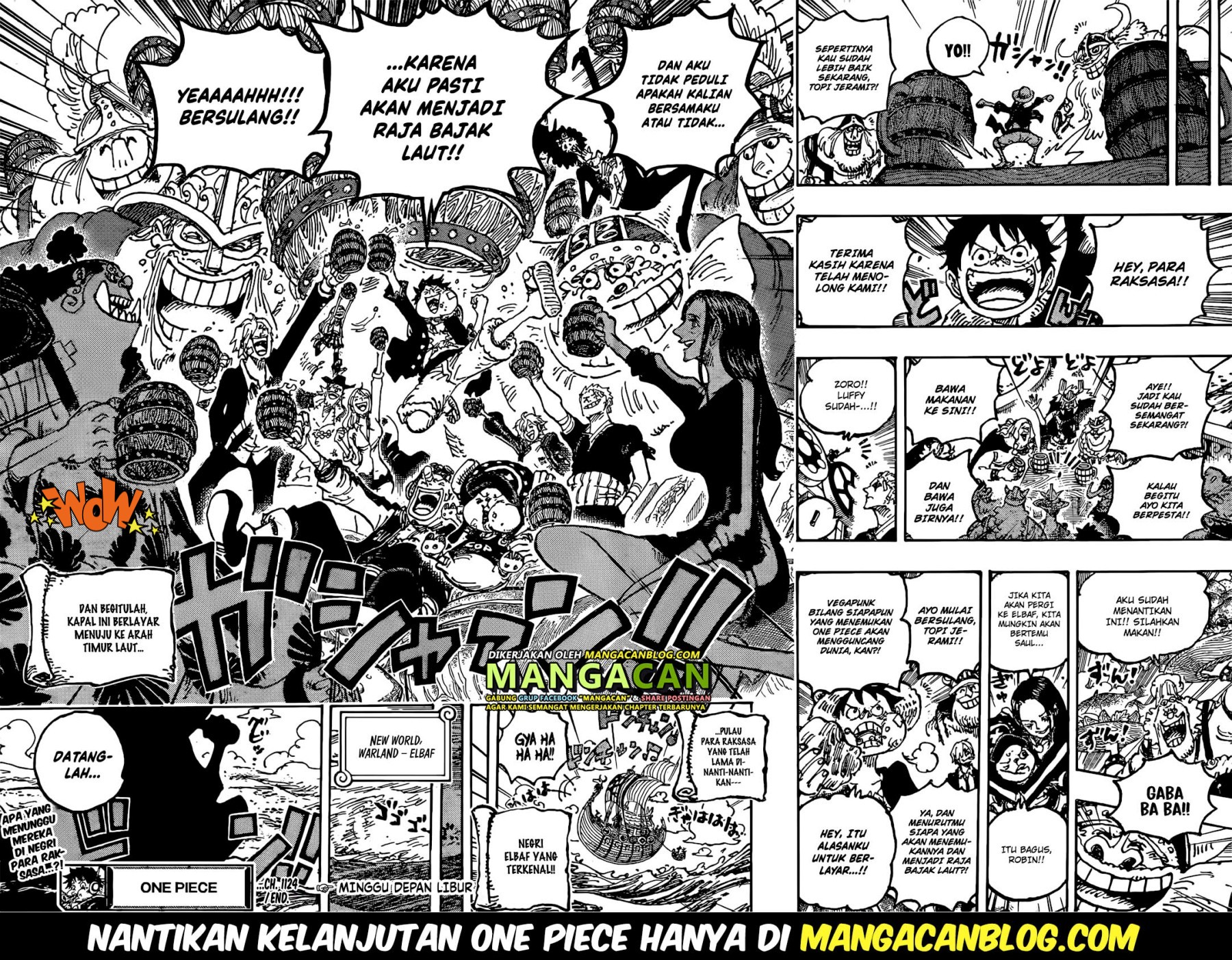 One Piece Chap 1124 - Next Chap 1125