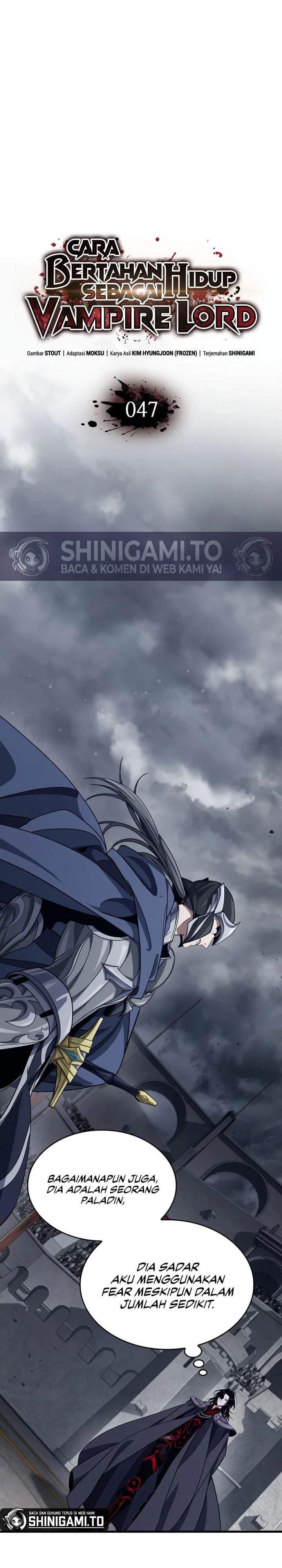 How to Live as the Vampire Lord (Crimson Reset) Chap 47 - Next Chap 48