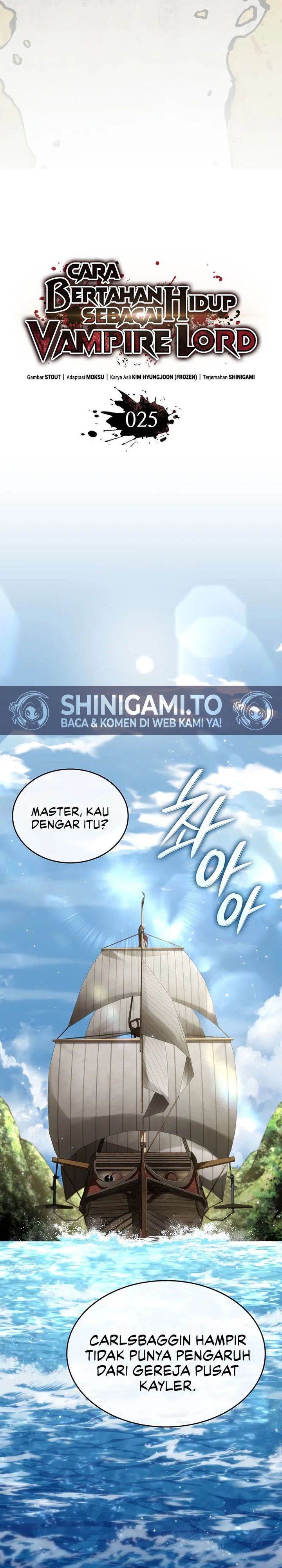 How to Live as the Vampire Lord (Crimson Reset) Chap 25 - Next Chap 26