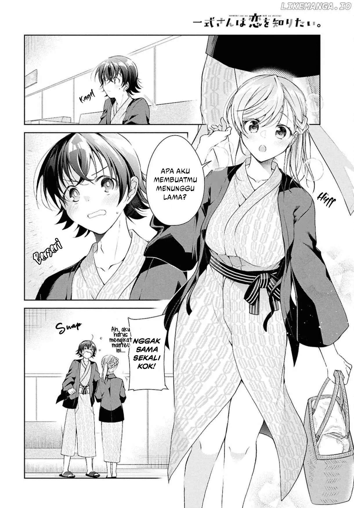 Isshiki-san wa Koi wo shiritai. Chap 40 - Next Chap 41