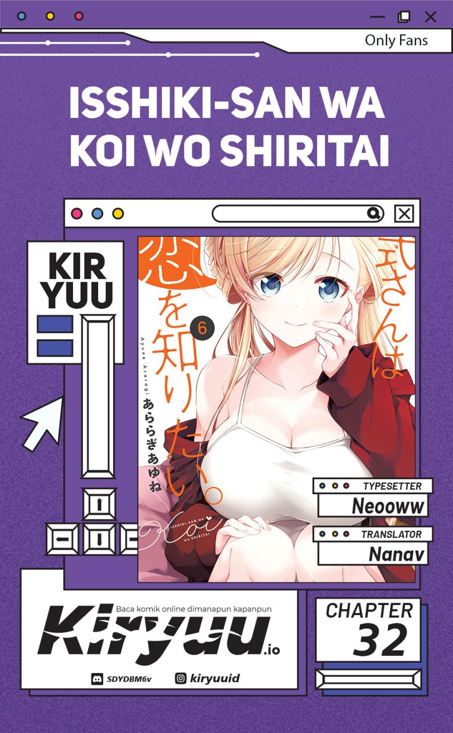 Isshiki-san wa Koi wo shiritai. Chap 32 - Next Chap 33